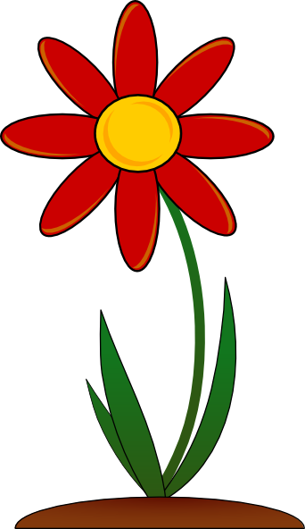 flower clip art color - photo #10