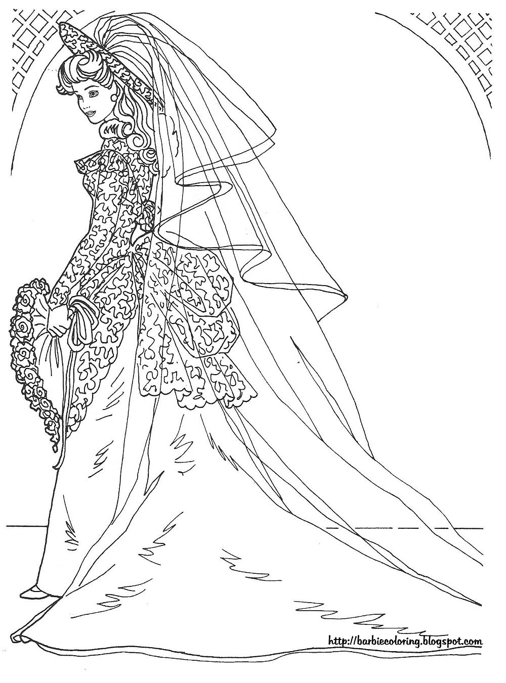 Download Barbie Coloring Pages - Z31