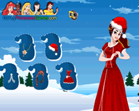 Princess Belle Christmas Dress Up Read