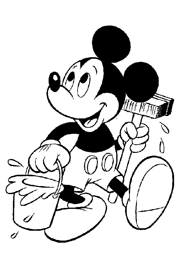 Mickey Mouse Coloring Pages - Z31