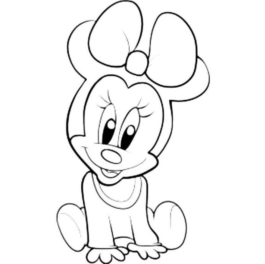 Minnie Mouse Coloring Pages - Z31