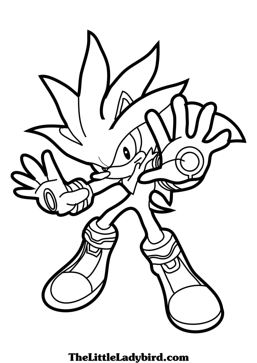 Silver Sonic Coloring Pages - Get Coloring Pages