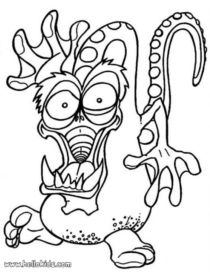 Monster Coloring Pages 2022- Z31 Coloring Page